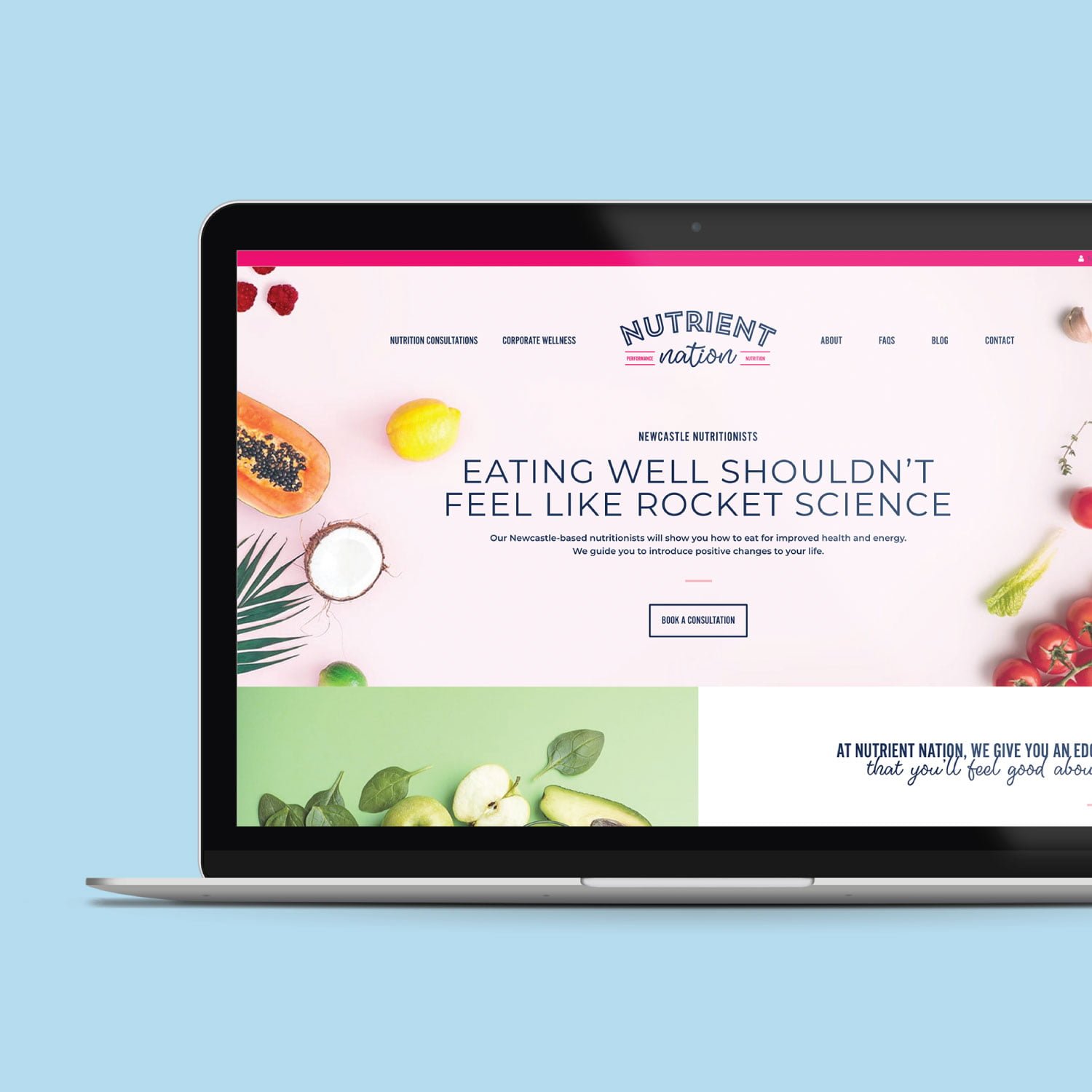 Nutrient Nation - Web Design