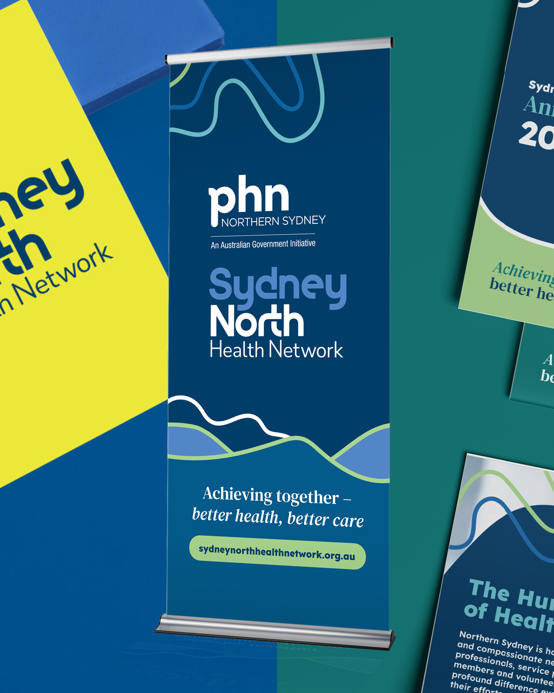 Sydney North Health Network - health network branding - by Design Bug4