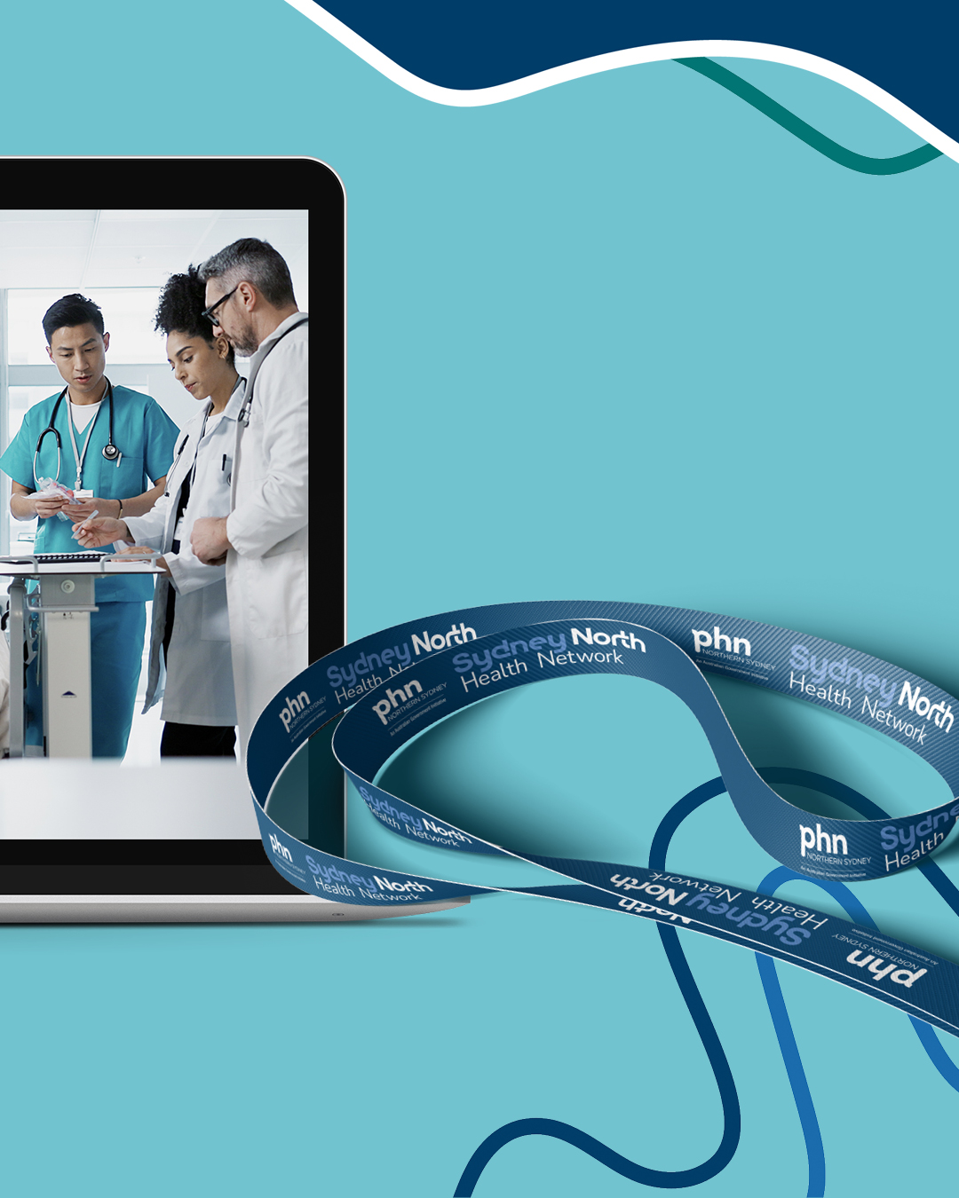 Sydney North Health Network - health network branding - by Design Bug9